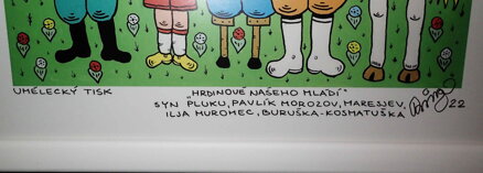 HRDINA NAŠEHO MLÁDÍ SYN PLUKU, PAVLÍK MOROZOV, MARESJEV, ILJA MUROMEC, BURUŠKA KOSMATUŠKA - ČECH RINGO FRANTIŠEK